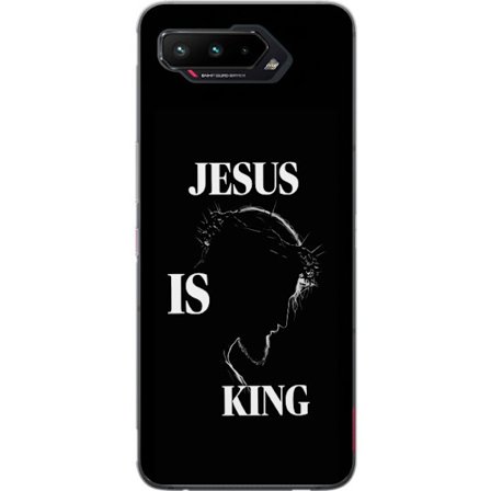 Yhteensopiva Puhelinkuori Asus ROG Phone 5 Värikkäitä kawaii-hahmoja pinottuna pystysuunnassa violetilla taustalla, pehmeillä muodoilla ja leikkisällä