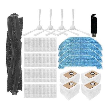 För Q11 RS0030W Huvudsida Borstfilter Moppduk Dammpåse