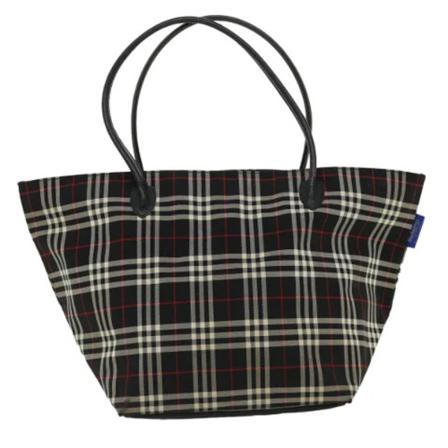 Burberry Vintage Pre-owned nylon skuldertasker Sort, Dame Vintage Tasker, Størrelse: ONE Size