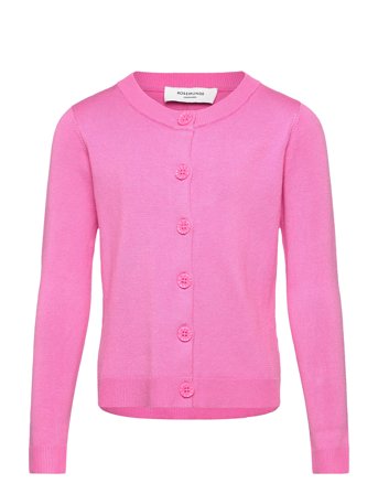 Rosemunde Kids Rkdenise Ls Regular Cardigan - Pink - 140
