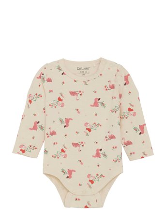 CeLaVi Body Ls - Aop - Pink - 70