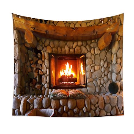 1PC Veggteppe, veggdekor, peismønster, veggdekorasjon