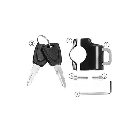 Hjelmlås Sikkerhedslås TYPE B TYPE B