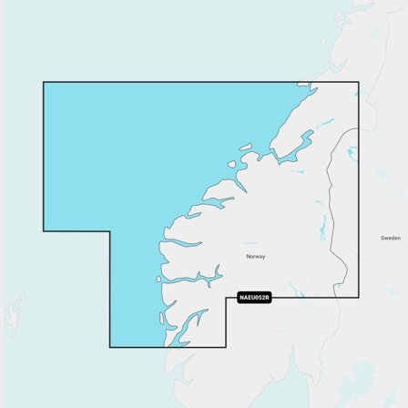 Carte marine électronique Navionics Nav+ EU052R - Sognefjorden - Svefjorden