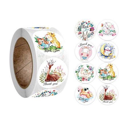 500st stickers klistermärken - Djur motiv - Cartoon