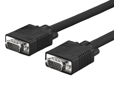 MicroConnect VGA-kabel - HD-15 (VGA) (hann) til HD-15 (VGA) (hann) - 2 m - svart