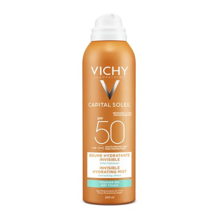 VICHY Capital Soleil Spray Invisibile SPF 50 200ml - Spray solare corpo alta prot.