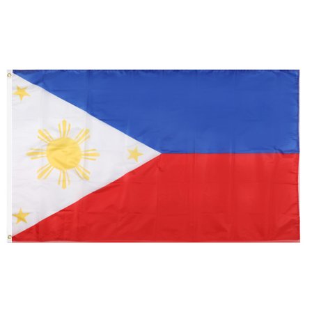 90*150cm Filippinsk flagg 3*5ft polyester flagg