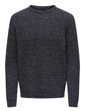 Onsmalaki Reg 7 Crew Knit Cs Navy ONLY & SONS