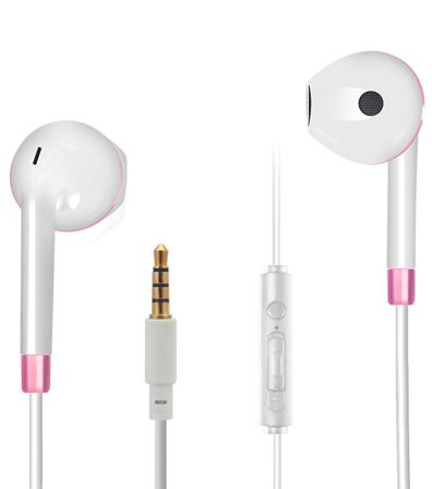 2GO In-Ear Stereo-Headset "Comfort" - weiß/pink