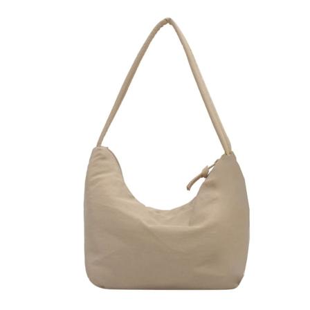 Damväska All-match Axelväska Underarmväska Stor Kapacitet Mammaväska Beige