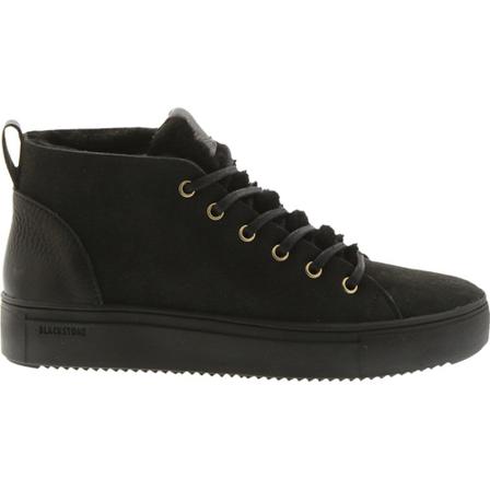 Blackstone Ql48 Nero - MID Sneaker - FUR , Zwart , Dames , Maat: 41 EU