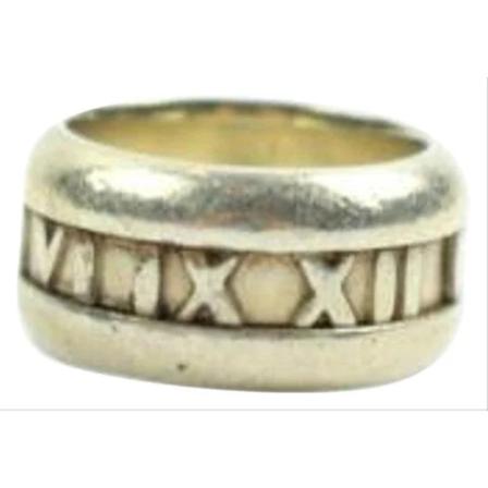 Tiffany & Co. Pre-owned, Pre-owned Metal rings Grijs, unisex, Maat:ONE Size
