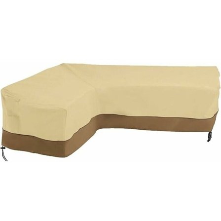 Hjørnehage møbeltrekk L-formet 210D-venstre - vanntett, 264/210 x 81 x 78 cm