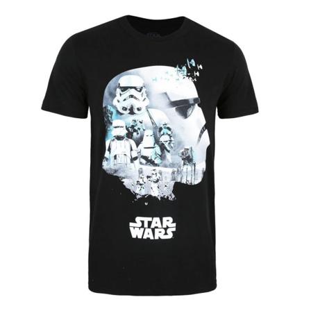 Star Wars Stormtrooper T-shirt För Män M Svart/vit