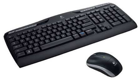 Logitech Wireless Combo MK330 - tastatur- og mussett - US International - svart Inn-enhet