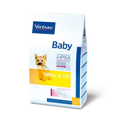 Virbac HPM Small & Toy Baby Dog Foder til Hvalpe af Racer Under 10 kg - Op til 10 Måneder