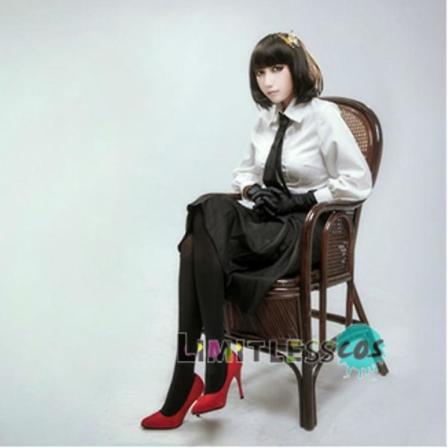Huanhuan Anime Cosplay Kostym för Bungou Bungo Herrelösa hundar Akiko Yosano Wig S
