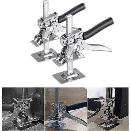 2 Pakke Løftearm Håndverktøy (opp Til 150 kg), Dørpanel Løfte Skapjekk, Multifunksjonell