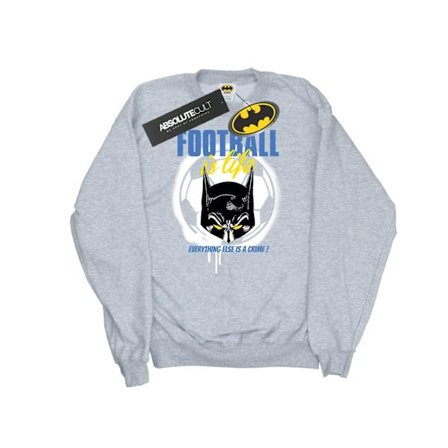 DC Comics Dam/Kvinnor Batman Fotboll är Livet Sweatshirt S Sp