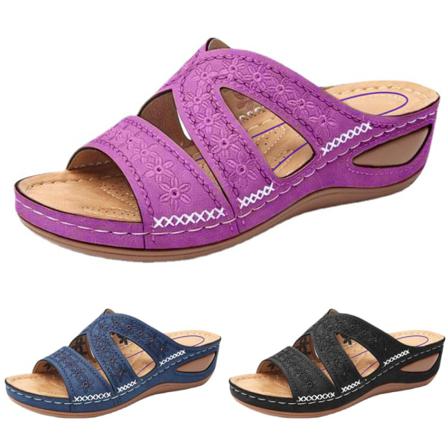 All-match Platform Indoor Tofflor Wedge Sandaler För Kvinnor