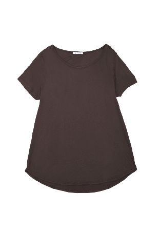 Wera T-shirt med båtringning FREDRIKA T-shirts & toppar Brun L