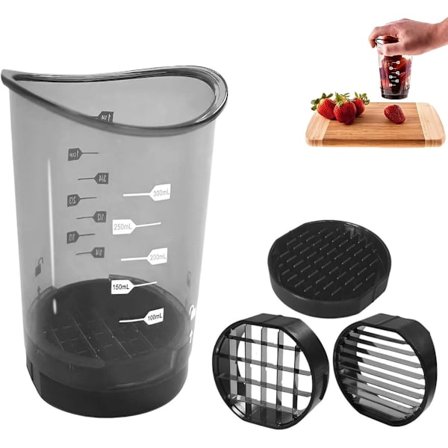 Kop Skærer - Multifunktionel Skærer - Hurtig & Nem Æggeskærer - Løgskærer - Grøntsagsskærer