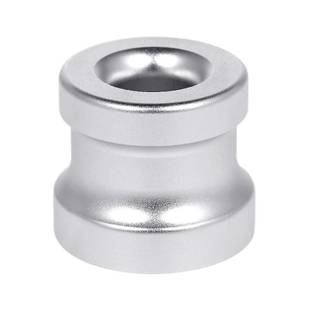 Kannettava Sinkkiseospyöreä Partakoneen Teline Vakaalla Jalustalla Pidike Kylpyhuone Hopea 1kpl