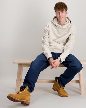 New Balance New Balance French Terry Small Logo Hoodie Grå Hettegensere/Hoodies Gutt - Kids Brand Store