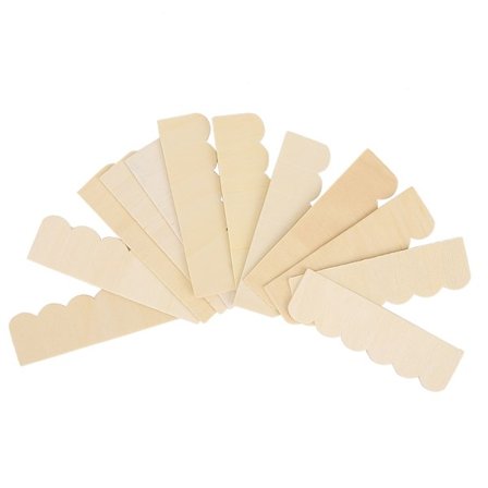 Mini 1/12 Dukkehus Tilbehør DIY Trædekoration Tagsten Byggemodel Tilbehør Blank