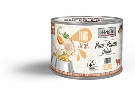Mac's Paw Power Drink, Kylling Våtfôr til Katt - 200g