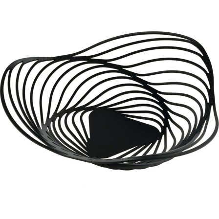 Alessi Trinity Serveringskurv Sort Ø26cm | KitchenOne