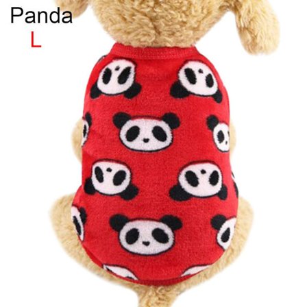 Dyreklær Valpevest Hunde Jumpsuit L PANDA