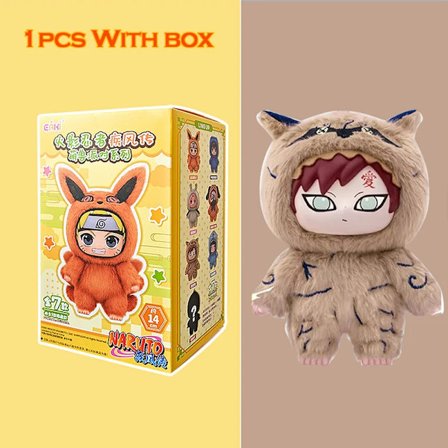EAKI Naruto Blind box Shippuden Naruto Uzumaki Sasuke Kakashi Party Series Udstoppede Dukke Håndlavet Ornament Legetøj Samling Gave