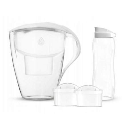 Filtreringskaraff - DAFI - Astra - 3 L - Vit - 2 UNIMAX påfyllningar