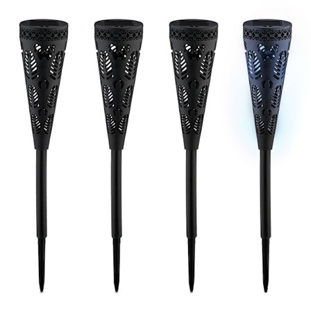 Solcellelampe med lyseffekt