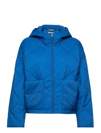 Jackets Outdoor Woven Vuorillinen Takki Topattu Takki Sininen Esprit Casual