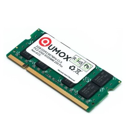 Qumox 2 GB SODIMM DDR2 667 MHz PC2-5400 PC2-5300