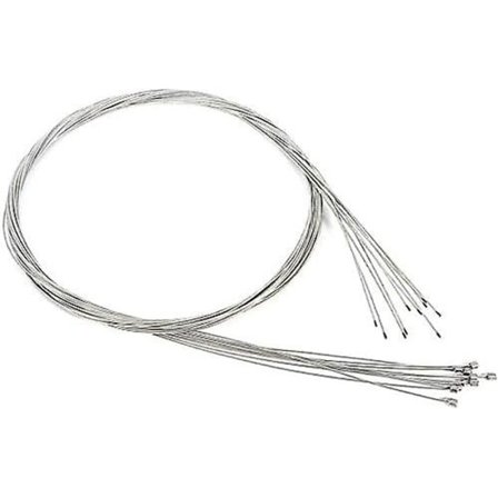 10 stk 2m stål derailleur kabel, girkabel, universell sykkelbremsekabel