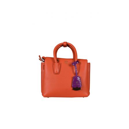 Mcm, handbag Oranje, Dames, Maat:ONE Size,leer