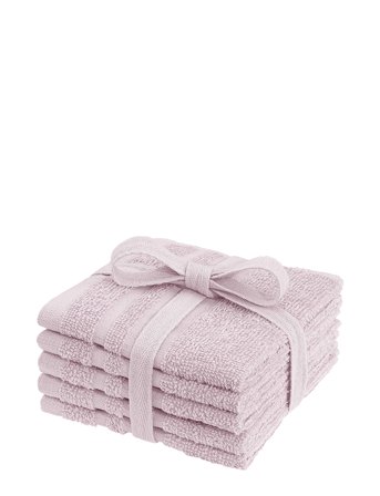 Borganäs of Sweden Basic Terry Cloths 25X25 Cm Sand - Pink - 5-PACK 25X25CM