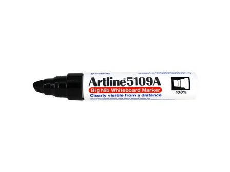 Artline Whiteboardpenna 5109A BIG svart - Lyreco - Kontorsmaterial - Pennor - Whiteboardpennor - Skuren spets
