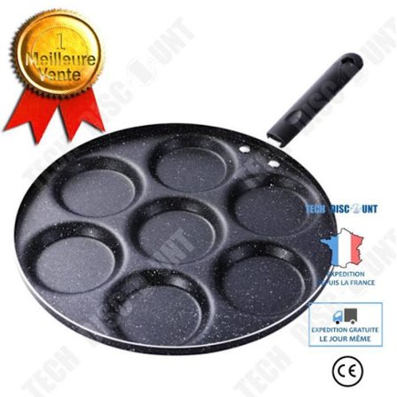 Stekpanna - TD - 7 Hål - Non-stick - Aluminium - 30 cm