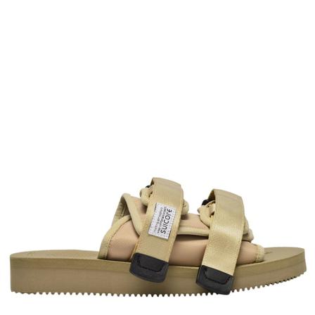 Suicoke, Moto-Cab Slides in Beige Nylon Beżowy, unisex, Rozmiar: 38 EU