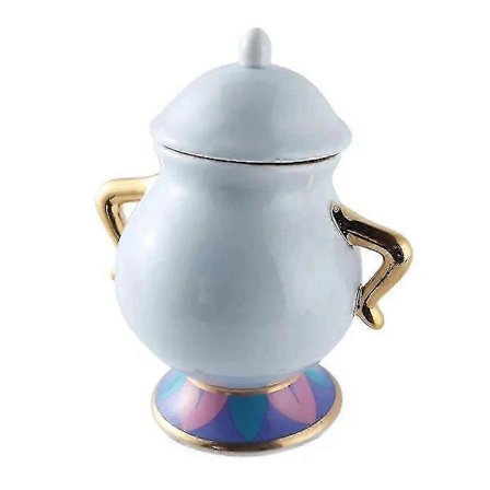 Tegneserie Ny Skjønnheten og Udyret Tekanne Kopp Tesett Bursdagsgave Keramisk Sukkerskål []