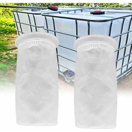 PCS Nylon IBC Filter, IBC Regnvandstank Filter Vaskbart IBC Udskiftningsfilter Nylon Lågfilter - IBC Tank Lågmontering (105mm)