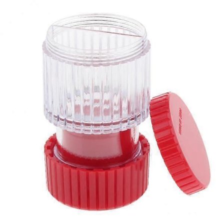 2-4-pak Rejse 2 i 1 Pille Tablet Knuser Kværn Pulver Medicin Opbevaringsetui