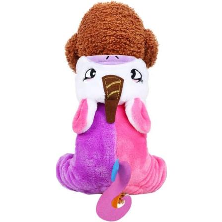 Enhörning Mjuk Fleece Husdjur Hoodie Kostym Klänning Varm Husdjur Pyjamas Kläder Fyrbenta Overall Cosplay Outfit (X-Small, Enhörning)