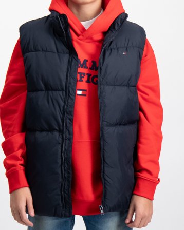 Tommy Hilfiger ESSENTIAL PADDED VEST Blå Vester Gutt - Kids Brand Store
