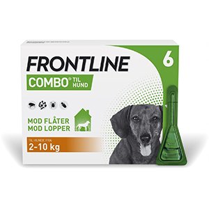 Frontline Combo hund 2-10 kg, 6 stk